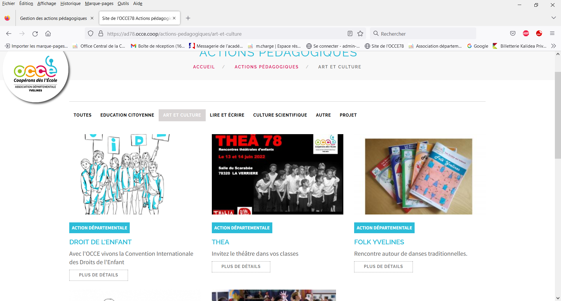 Tuto de prise en main du site