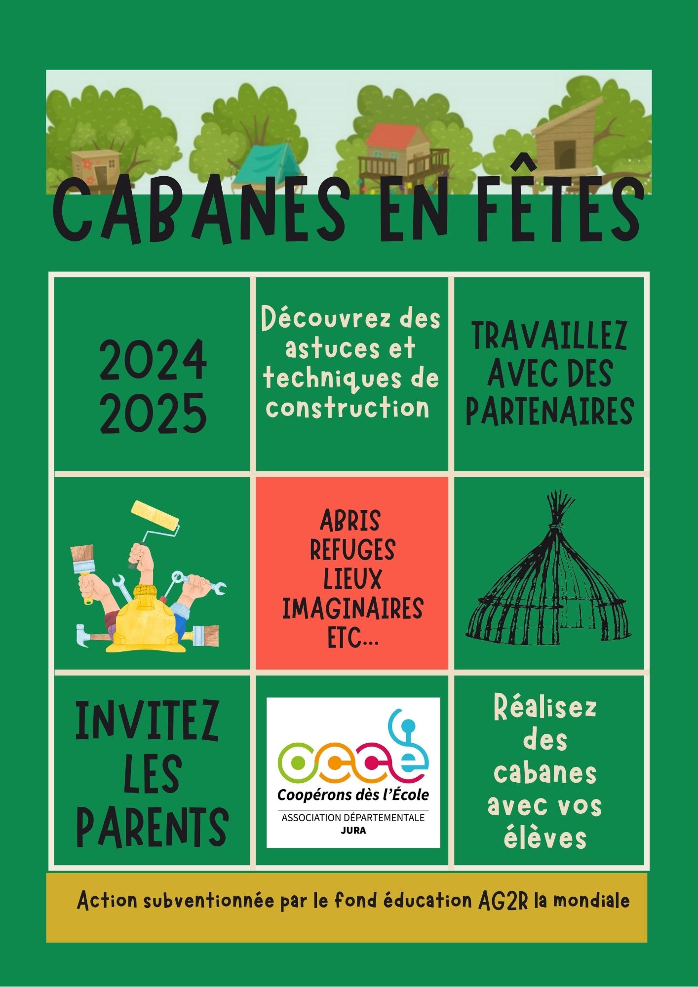 Cabanes en fêtes