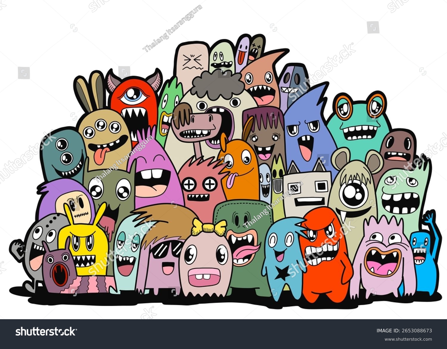 Projet arts visuels calendrier 2027 "Monstres fantastiques"