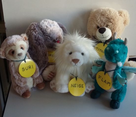 Peluches voyageuses