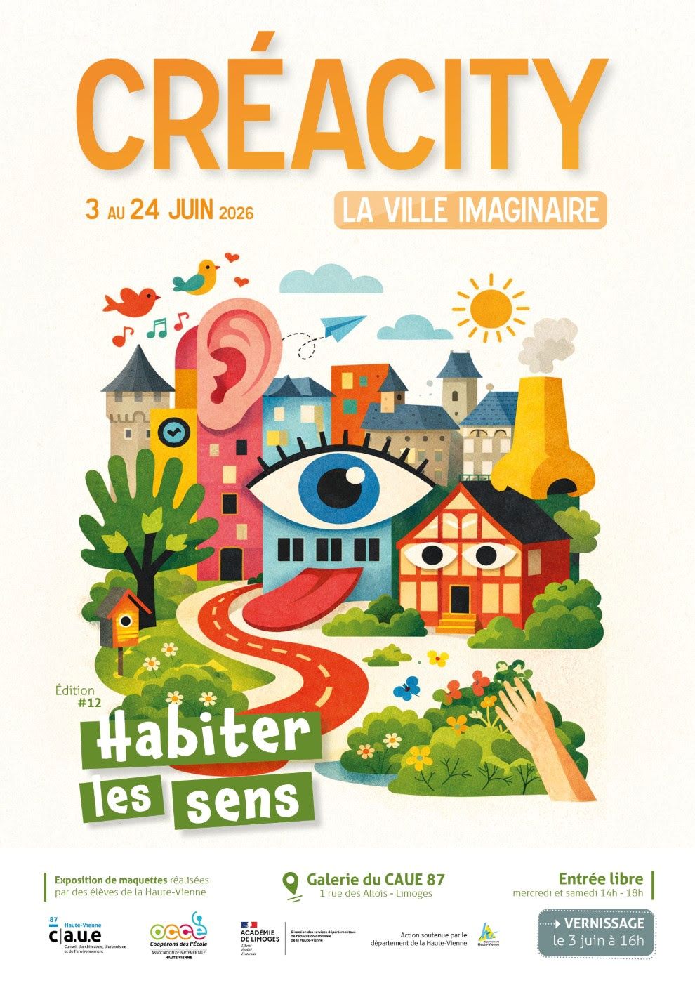 CREACITY 2025/2026 La ville imaginaire "HABITER LES SENS"