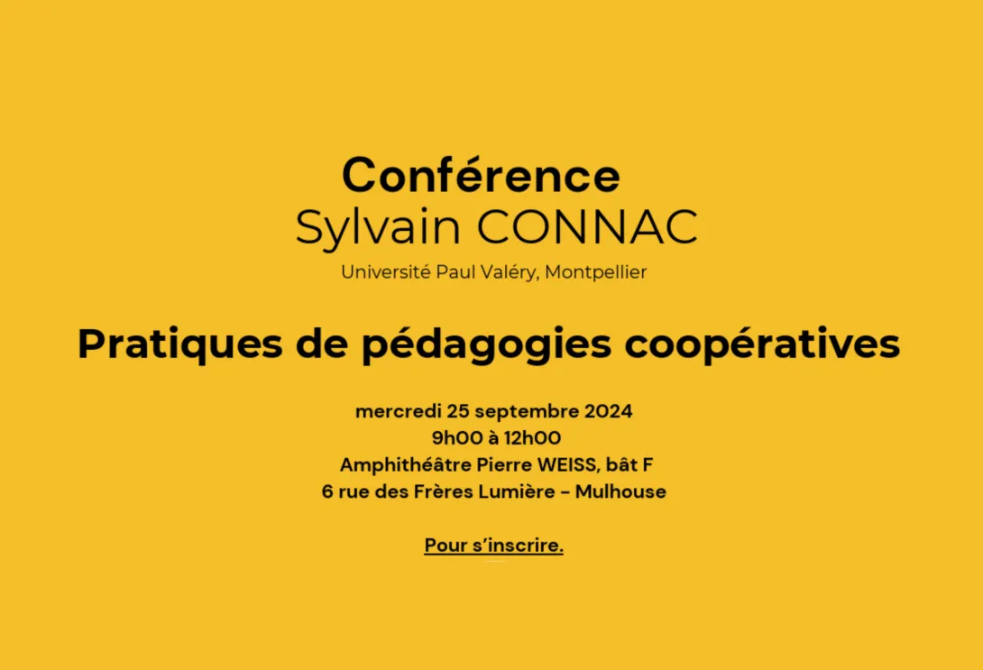 Pratiques de pédagogies coopératives - Invitation