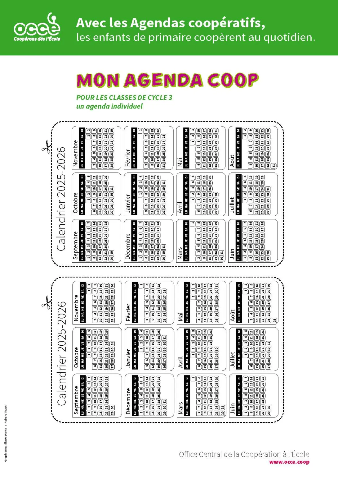 mon agenda coop