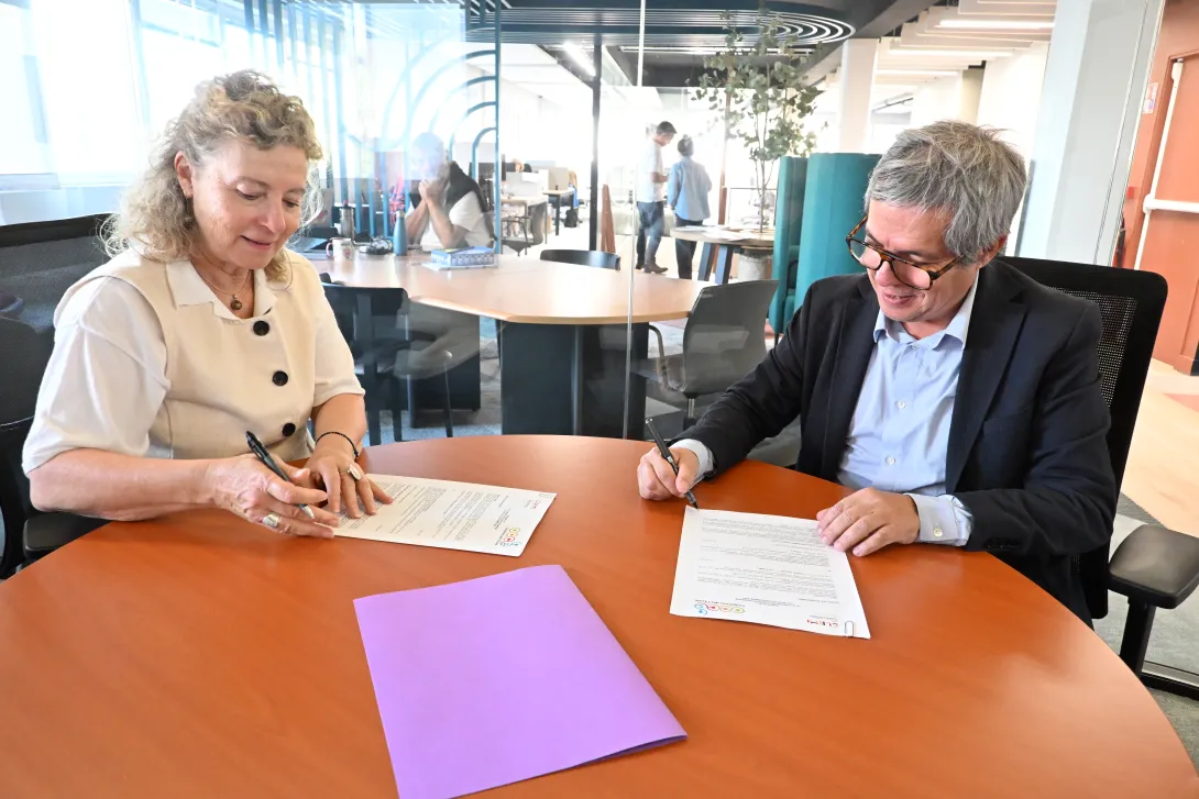 Signature de la convention OCCE-CLEMI